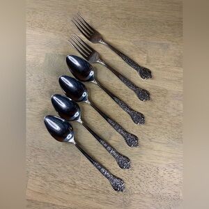 Versailles By MSI Japan Forks 7 3/8"‎ Stainless Lot Of 6 Discontinued